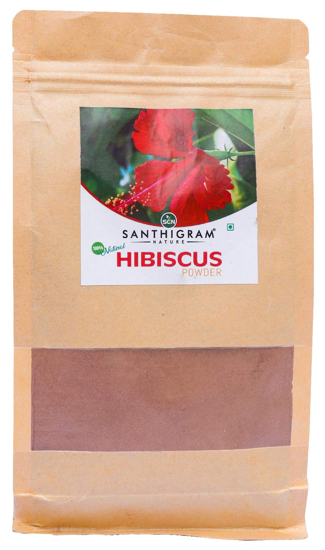 Organic Hibiscus Powder for Hair & Skin Care - 200g | Natural Hair Growth & Glowing Skin Solution | Perfect for DIY Beauty Masks & Hair Treatments