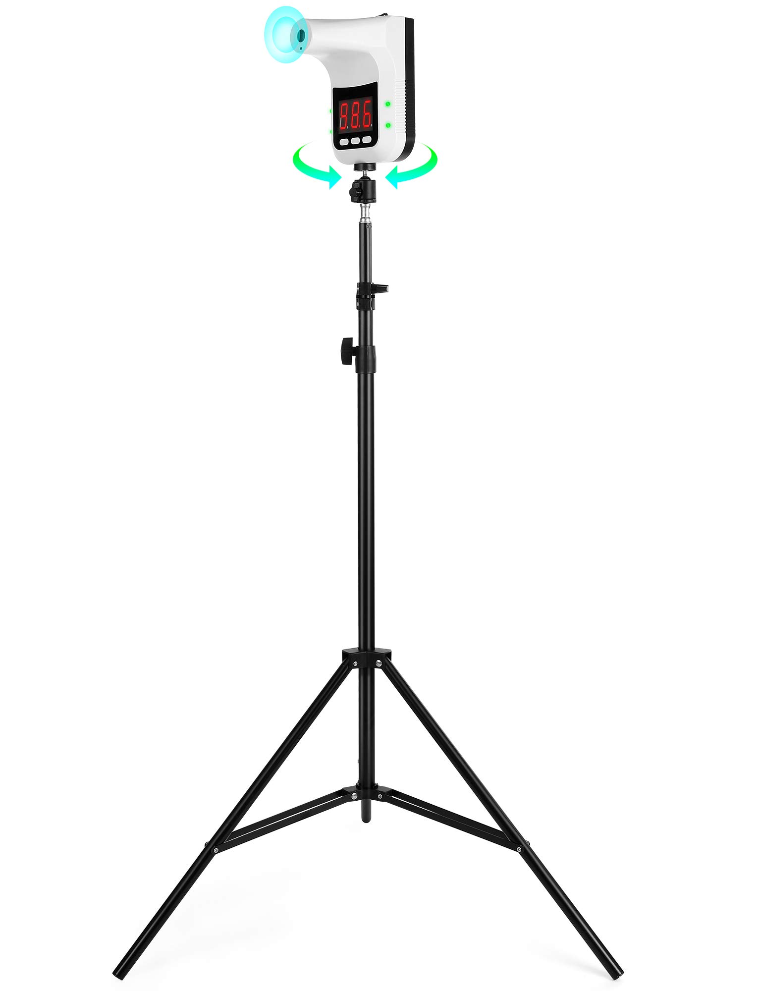 Adjustable Tripod Stand for Infrared Thermometers - Portable Holder for Non-Contact Wall Mounted Thermometer Models K2, K3, K3 Pro & Cameras - Perfect for Medical, Industrial & Home Temperature Measurement