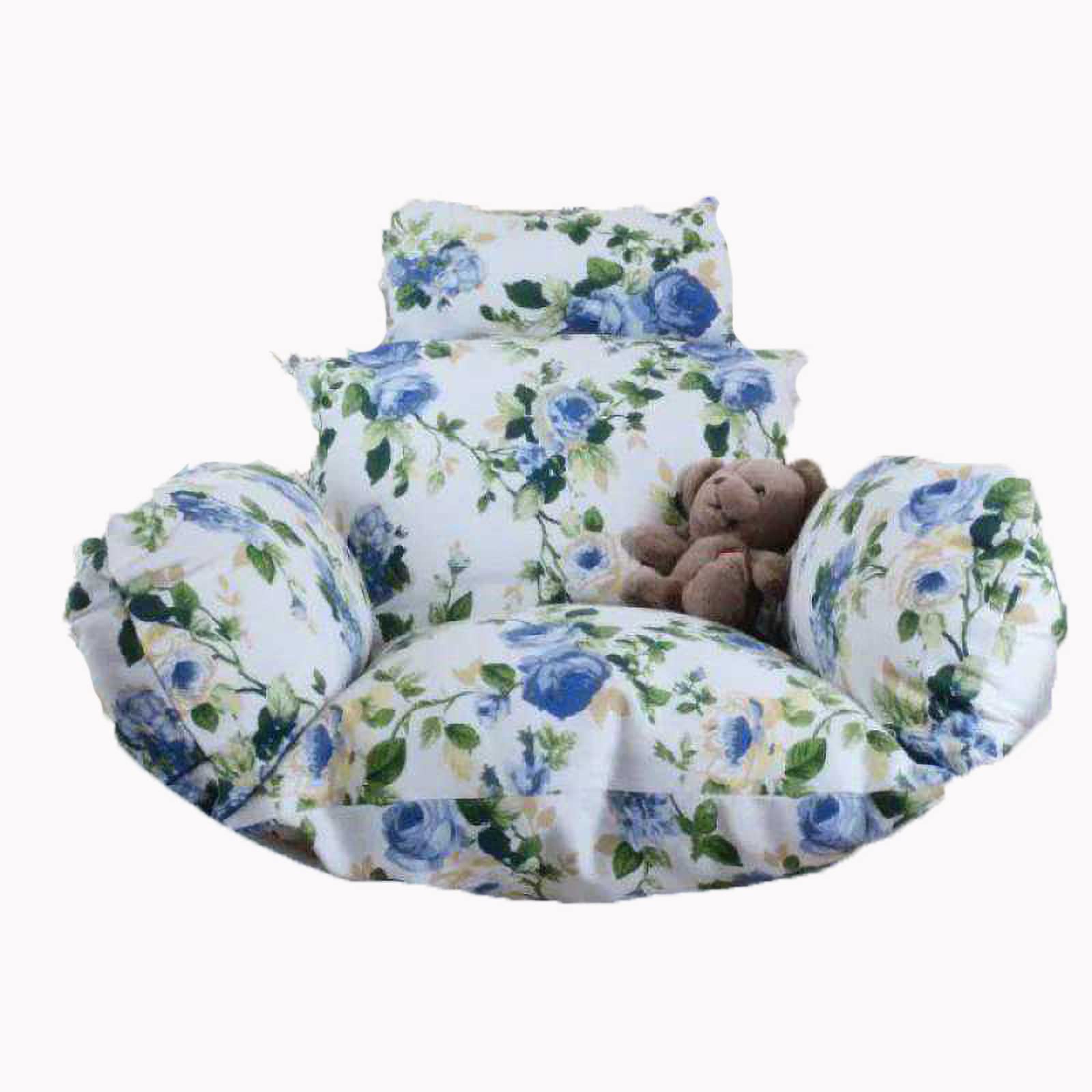 **Soft Thickened Hanging Egg Hammock Chair Cushion - Breathable & Comfortable Seat Pad for Patio, Garden, Balcony - Perfect for Relaxing Outdoors or Indoor Lounging**