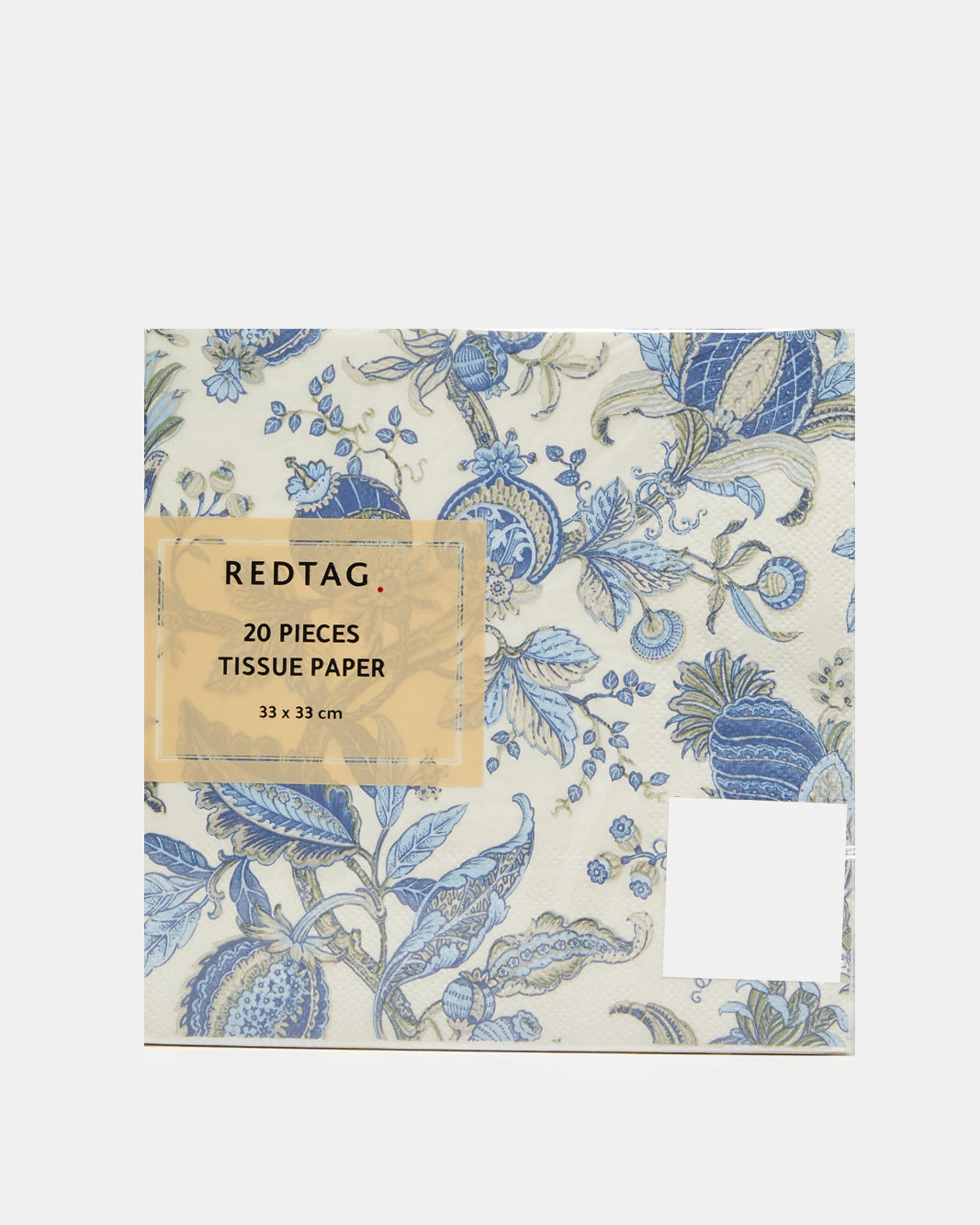 Floral Pattern Paper Napkins - 20 Pack - Elegant Disposable Dinner Napkins for Parties, Weddings & Home Decor