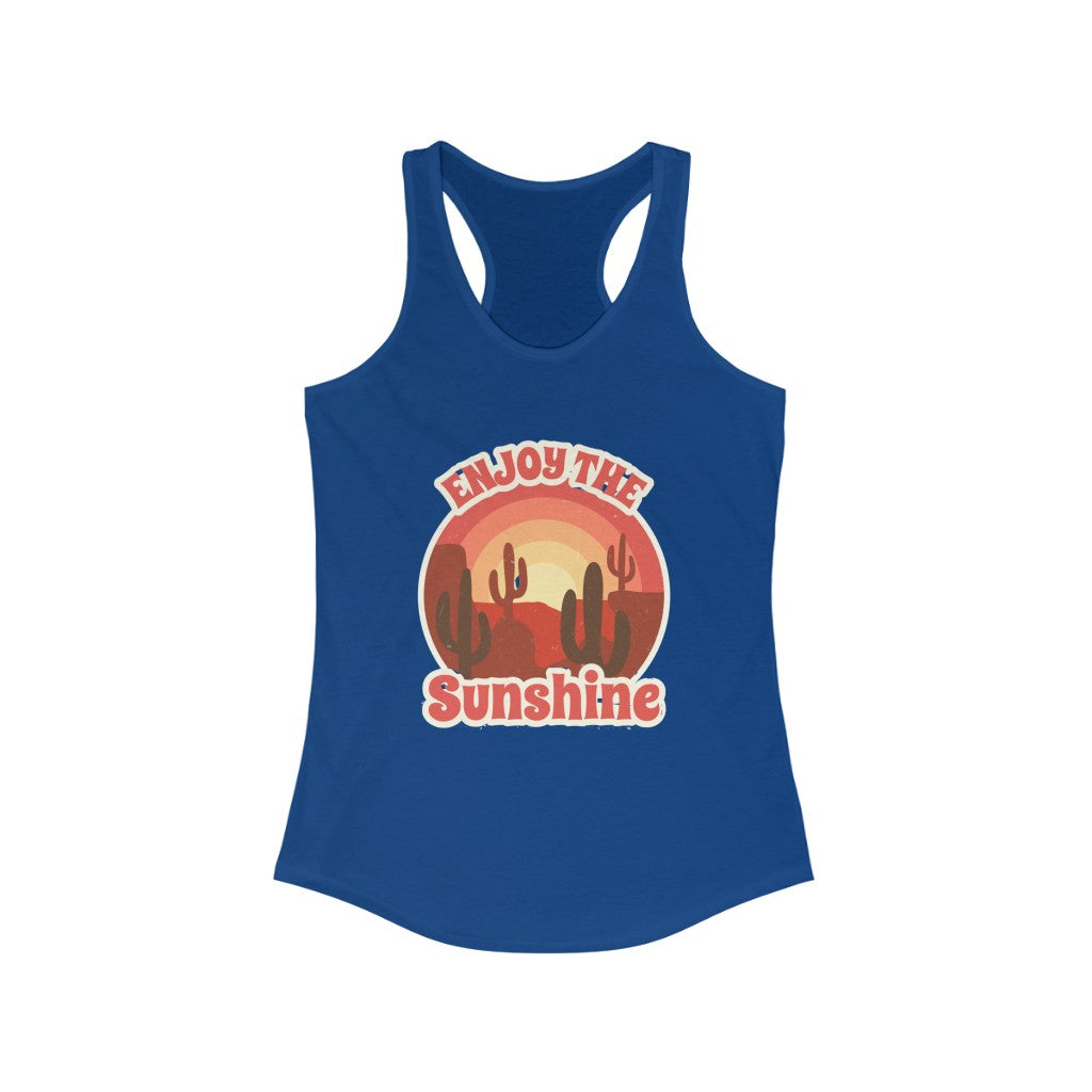 Women's Racerback Tank Top - Breathable Summer Sleeveless Shirt for Yoga, Gym & Beach Wear