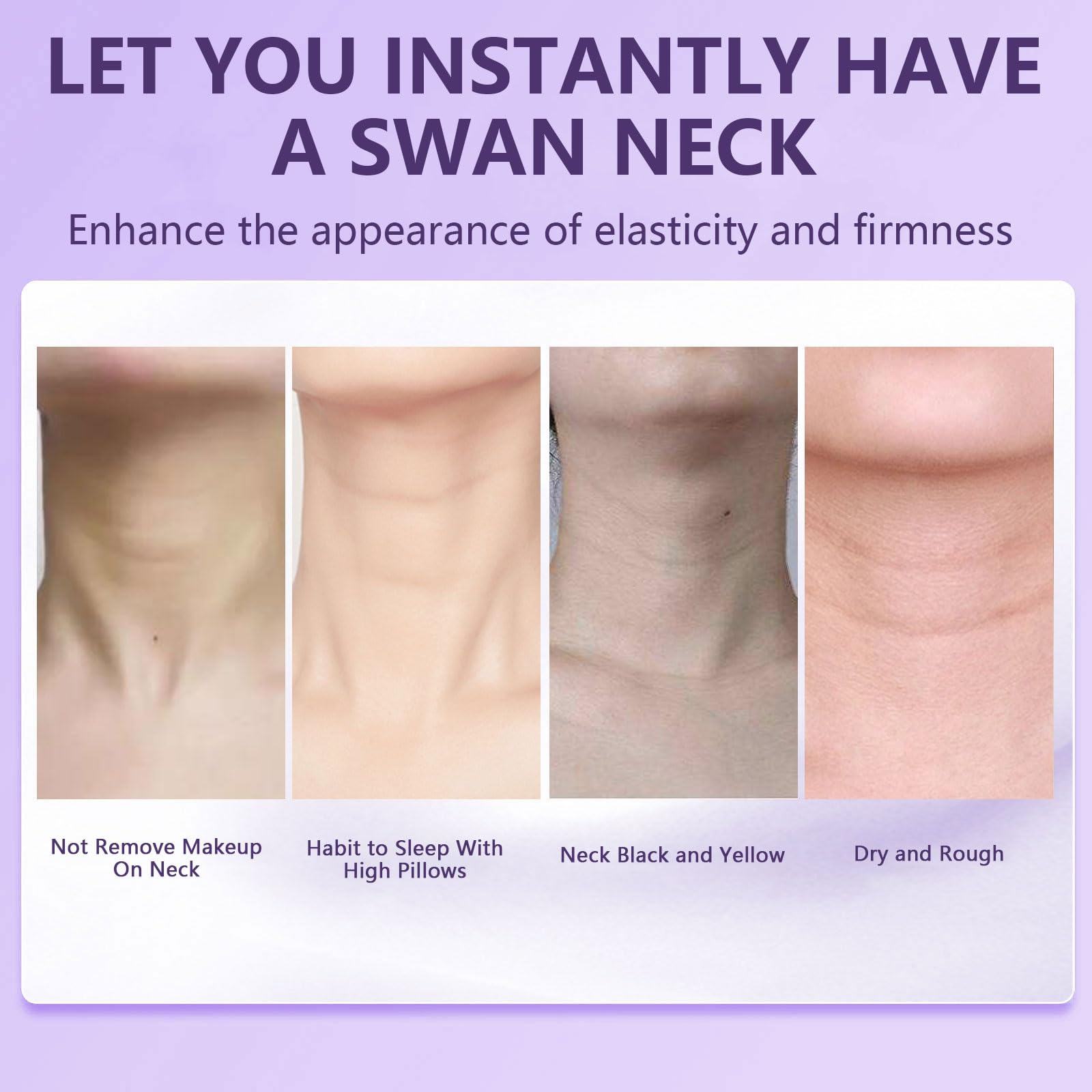 Samuwak Neck Firming Stick - Tighten & Lift with Snake Oil & Jojoba - for Sagging Skin Care - 2PCS - Perfect for Daily Anti-Aging Routine