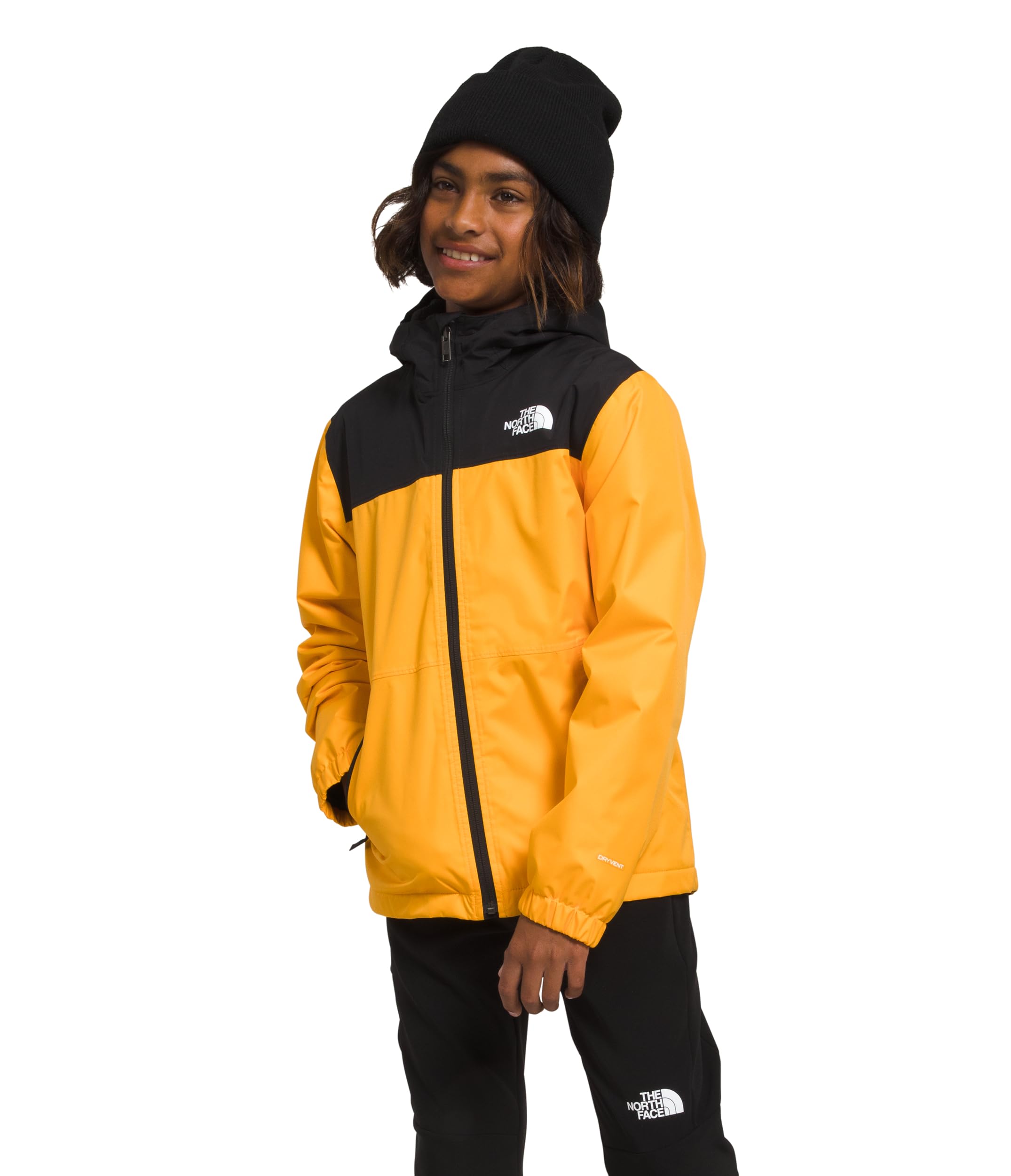 The North Face Boys' Waterproof Warm Storm Rain Jacket for Kids - Lightweight Windproof Outdoor Jacket for Hiking, Camping & School