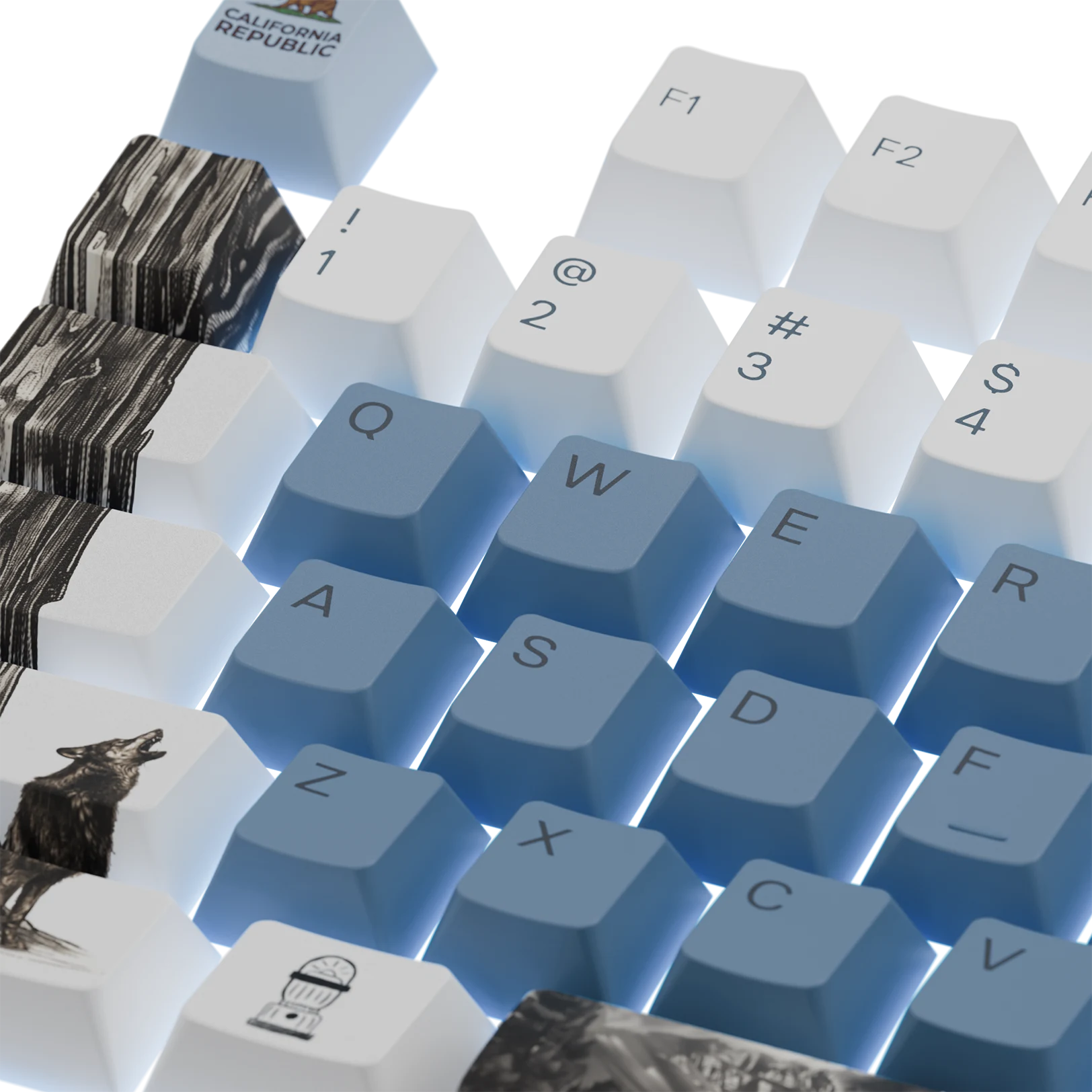 Limited Edition Yosemite Keycaps - Custom Mechanical Keyboard Keycaps for Gaming & Typing - Perfect for PC, Mac, and Office Use