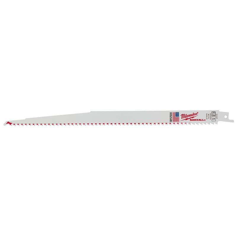 5-Pack 12-Inch 5 TPI SAWZALL Blades for Metal & Wood Cutting – Heavy-Duty Reciprocating Saw Blades for Demolition, Renovation & Construction Projects
