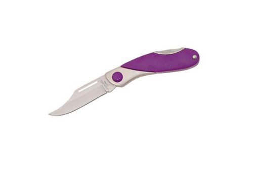 Szco Supplies Purple Bird Eye Folding Pocket Knife - Compact & Durable EDC Tool for Camping, Hiking & Outdoor Adventures