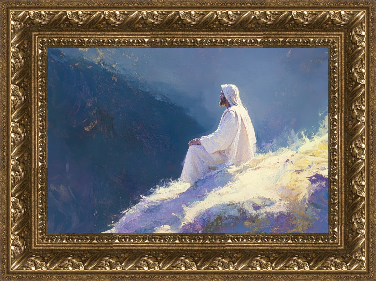 Contemplation By Justin Anna Culebro - Abstract Wall Art Painting for Home & Office Decor | Perfect for Living Room, Bedroom or Meditation Space