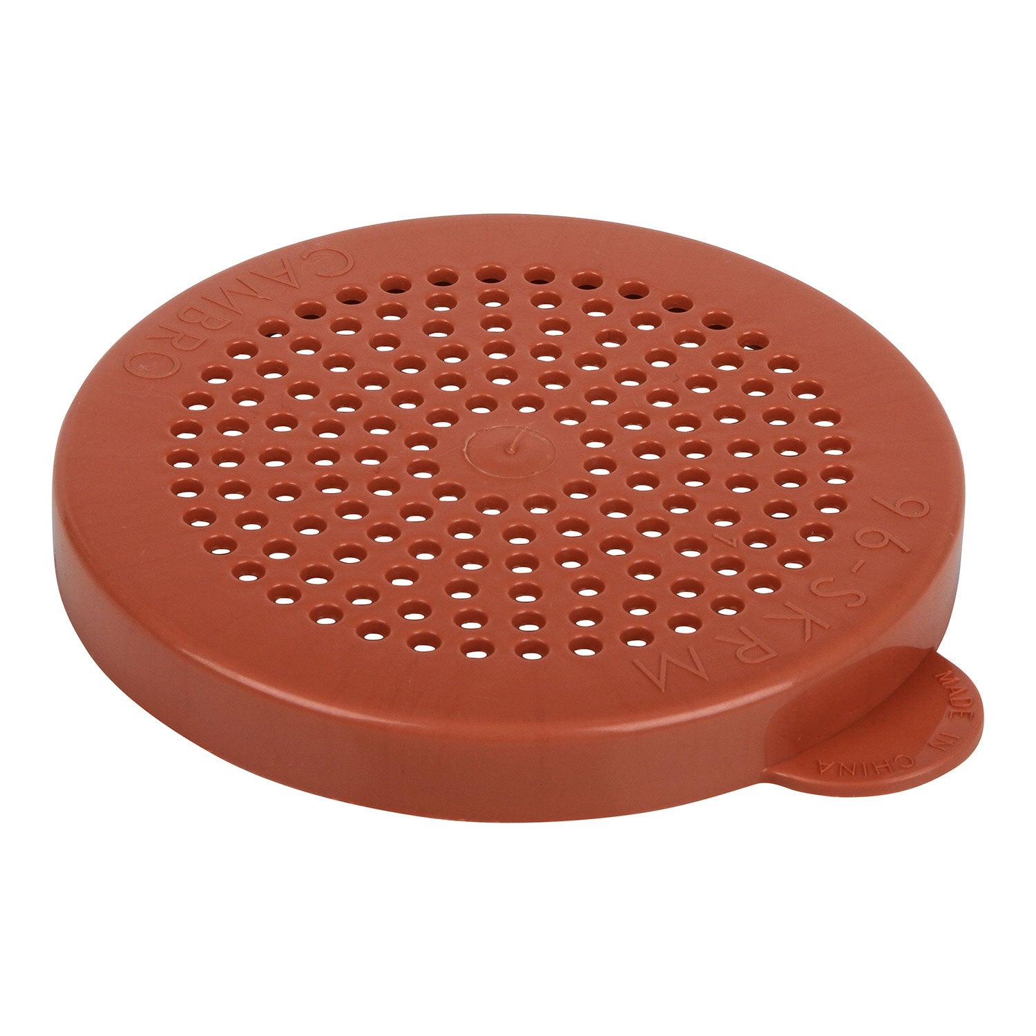 Cambro Camwear Medium Ground Shaker Lid - Rose (96SKRLM408) | Durable & Leak-Proof Mixing Container Cover for Commercial Kitchens, Bars & Smoothie Shops