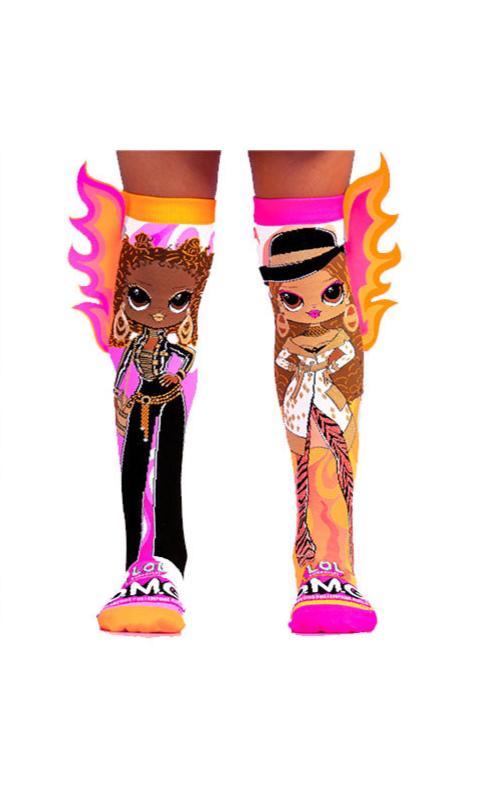 Madmia LOL Surprise OMG Bee The Queen Socks for Girls - Cute Cartoon Character Knee High Socks - Perfect for Cosplay, Dress Up & Birthday Gifts