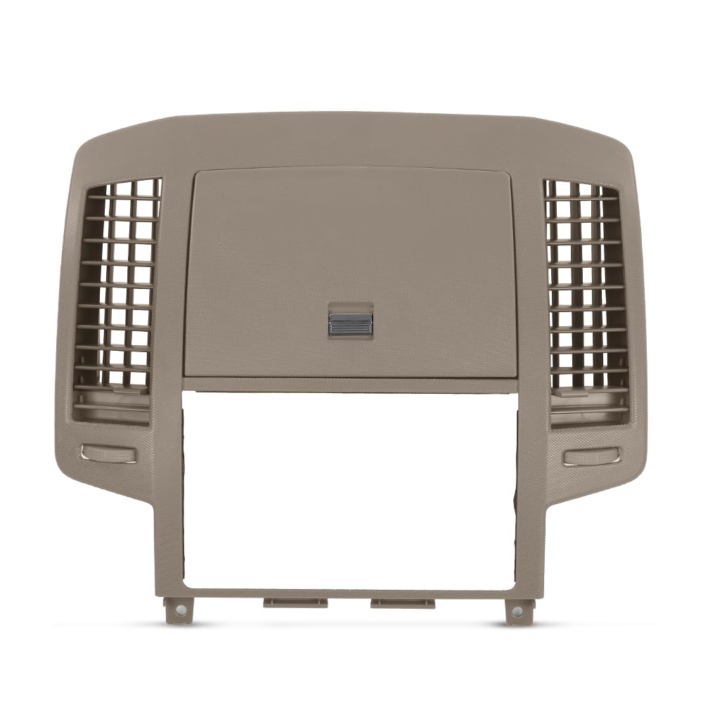 2005-2006 Nissan Altima PIT66 Center Dash Radio Bezel with Storage Vents & Glove Box - Brown Replacement Part for Car Interior Upgrade | Perfect for DIY Installation & Vehicle Restoration Projects