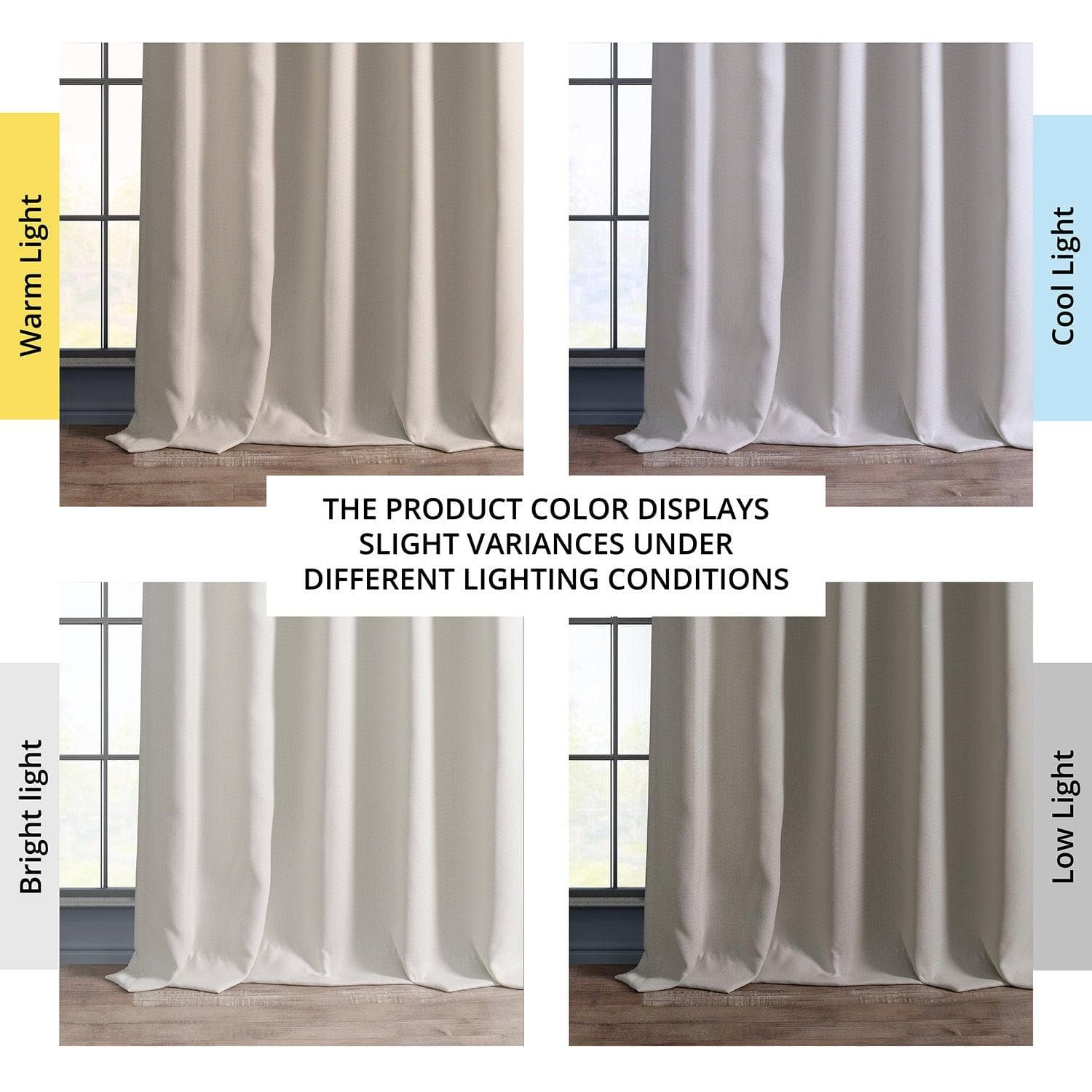 Blackout Curtains with Birch Texture - Faux Linen Window Drapes for Bedroom & Living Room - Light Blocking Thermal Insulated Panels for Better Sleep & Energy Efficiency