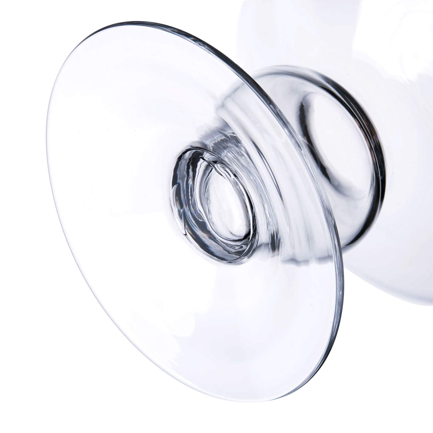 Elegant Diamond Star Apothecary Glass Candy Jar with Lid - 12
