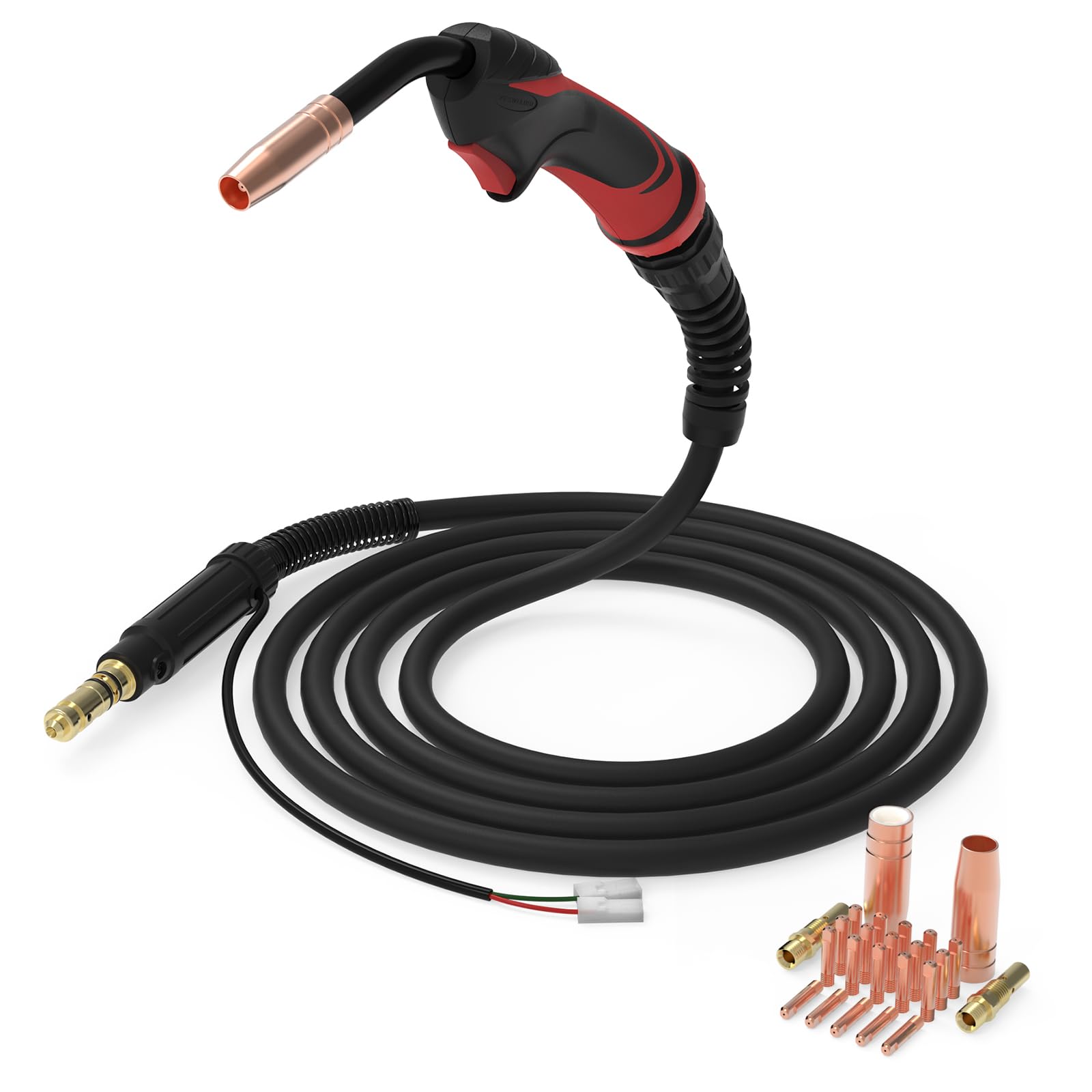 YESWELDER MIG Welding Gun Torch 100Amp 10ft (3m) - Replacement for Lincoln Magnum 100L K530-5 & MIG Welding Kit with .030