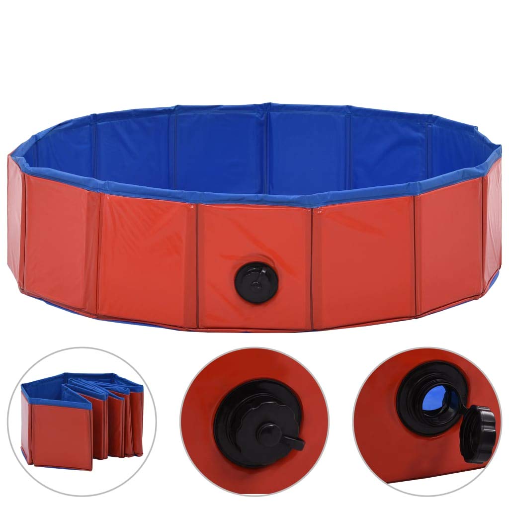 Nicoone Foldable Dog Bath Pool - Collapsible Pet Pool for Outdoor Bathing, Swimming & Play - Portable Kiddie Pool for Dogs, Cats & Kids - Perfect for Backyard, Beach & Summer Fun
