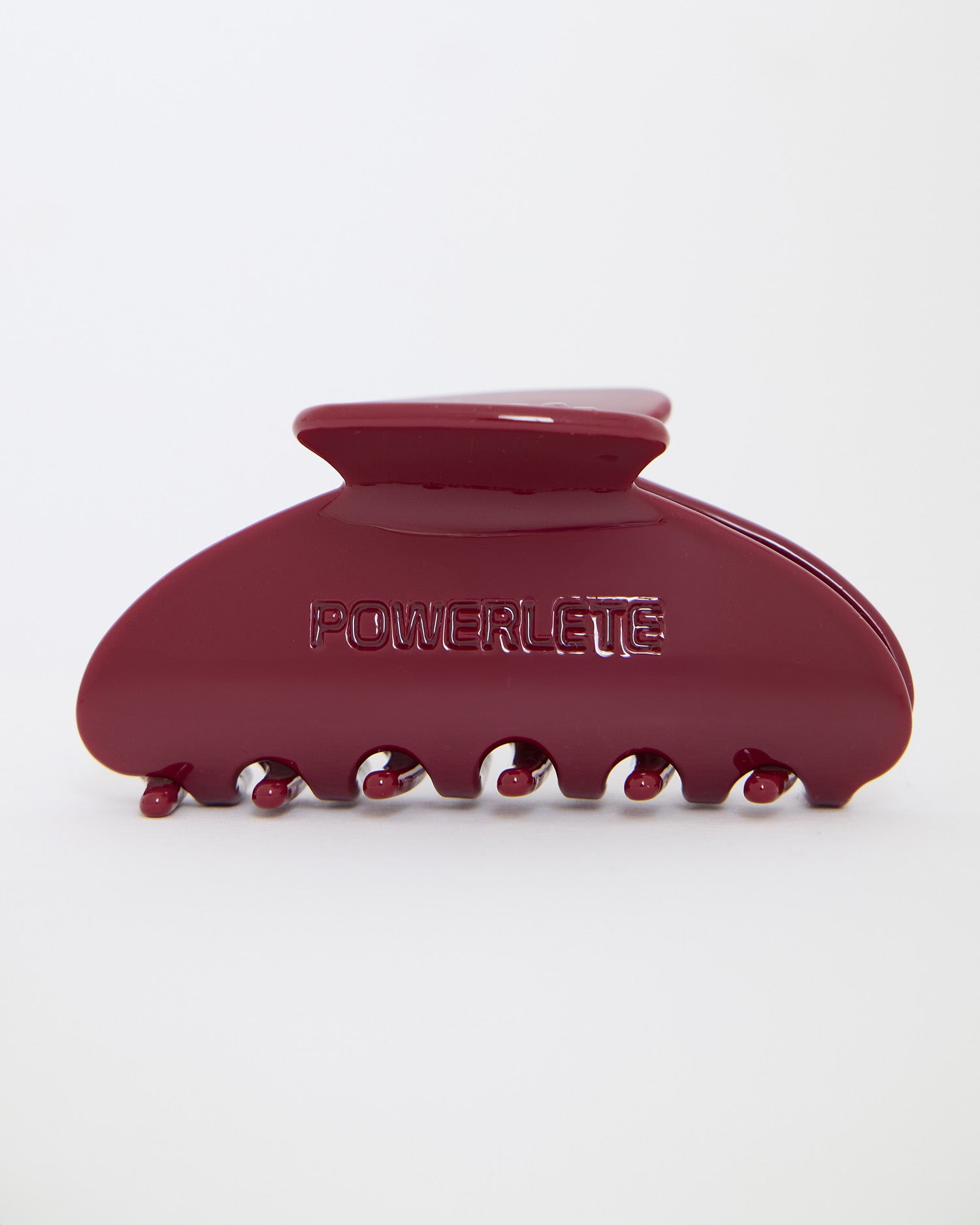 Powerlete Claw Clip for Women - Cherry Red Hair Claw Clips for Thick Hair, Strong Hold Hair Clips for Ponytails, Buns & Updos - Perfect for Work, Gym & Everyday Styling