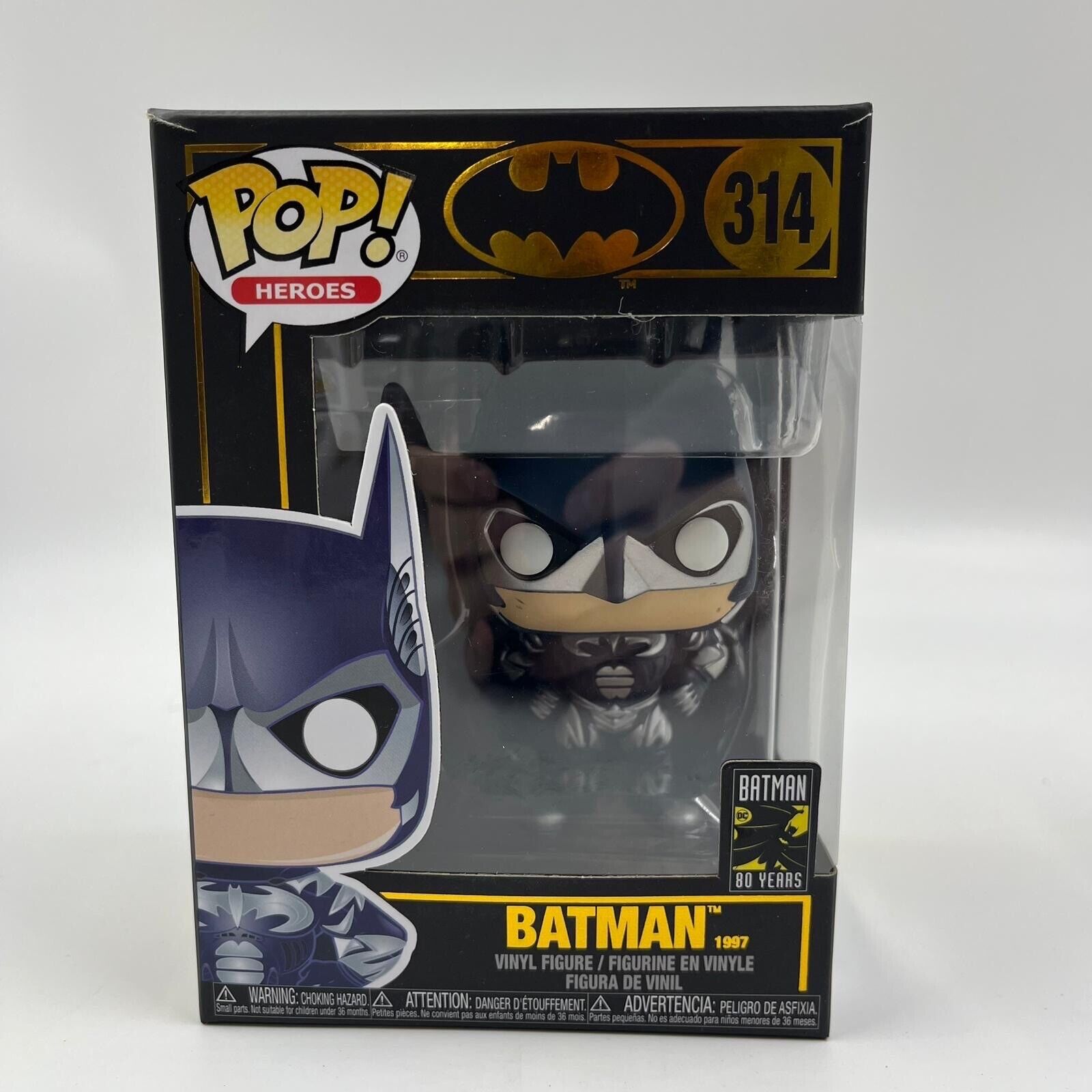 Batman 1997 #314 Funko Pop Vinyl Figure - Collectible DC Comics Superhero Toy for Display & Gifts | Perfect for Comic Fans, Home Decor & Pop Culture Collections