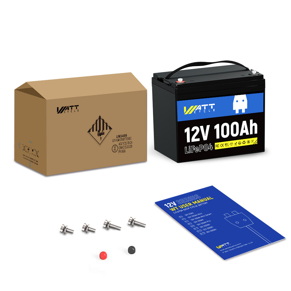 12V 100Ah LiFePO4 Lithium Battery (Group 24) - Deep Cycle for RV, Solar, Marine & Off-Grid Power - Summer Special Offer