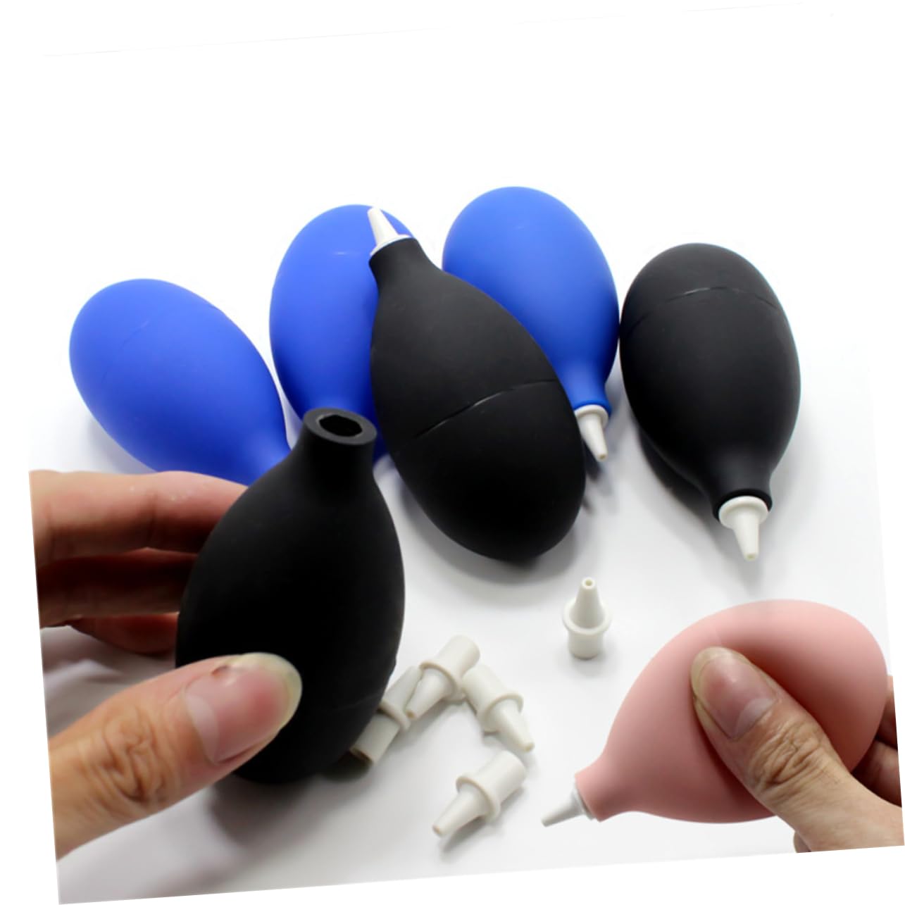 Uonlytech 12-Pack Silicone Air Blower for Camera Lens, Keyboard & Electronics Cleaning - Dust Blower Ball for Photography, Makeup Brushes, PC Maintenance & Home Cleaning