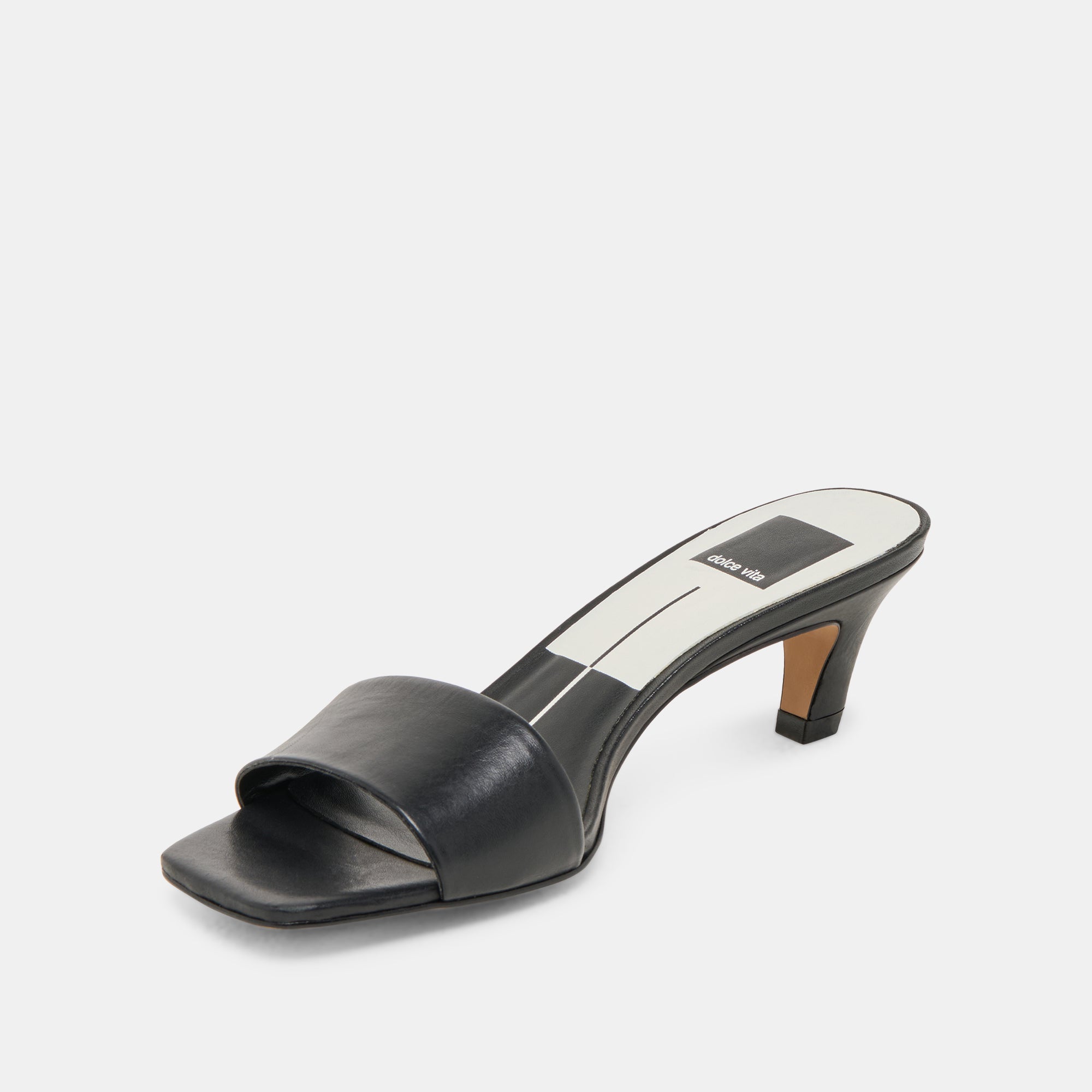 REXA Black Leather High Heels for Women - Elegant & Comfortable Dress Shoes for Parties, Weddings & Office Wear