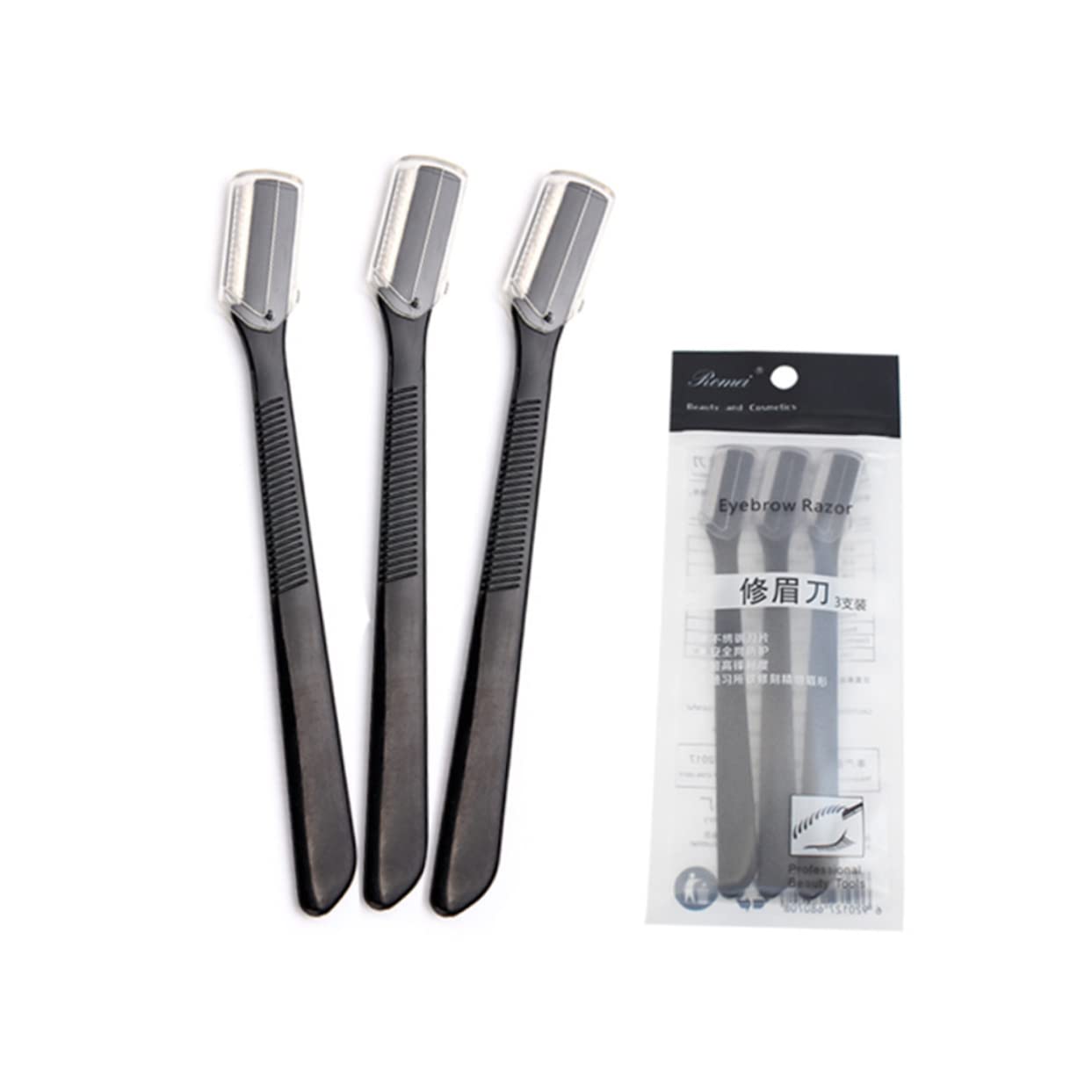 12Pcs Safety Eyebrow Trimmer Set - Rechargeable Eyebrow Razors for Women with Non-Slip Grip, Multi-Function Eyebrow Shaper Kit for Precise Grooming - Perfect for Travel, Home & Salon Use