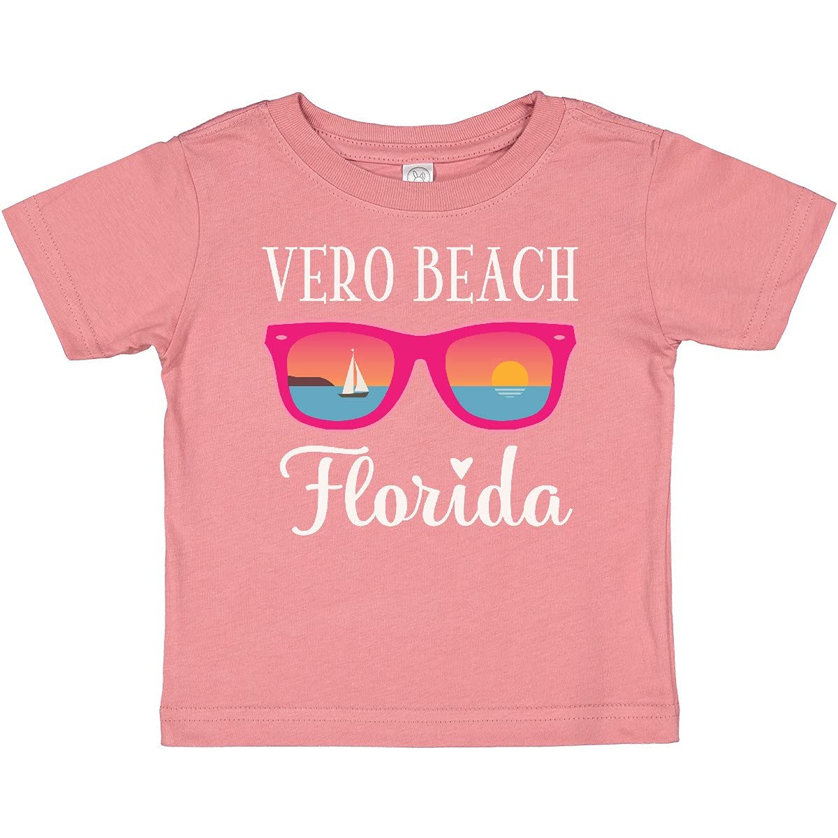 Inktastic Vero Beach Florida Vacation Trip Baby T-Shirt - Cute Florida Souvenir Gift for Infants & Toddlers - Perfect for Beach Trips, Family Vacations & Photo Shoots