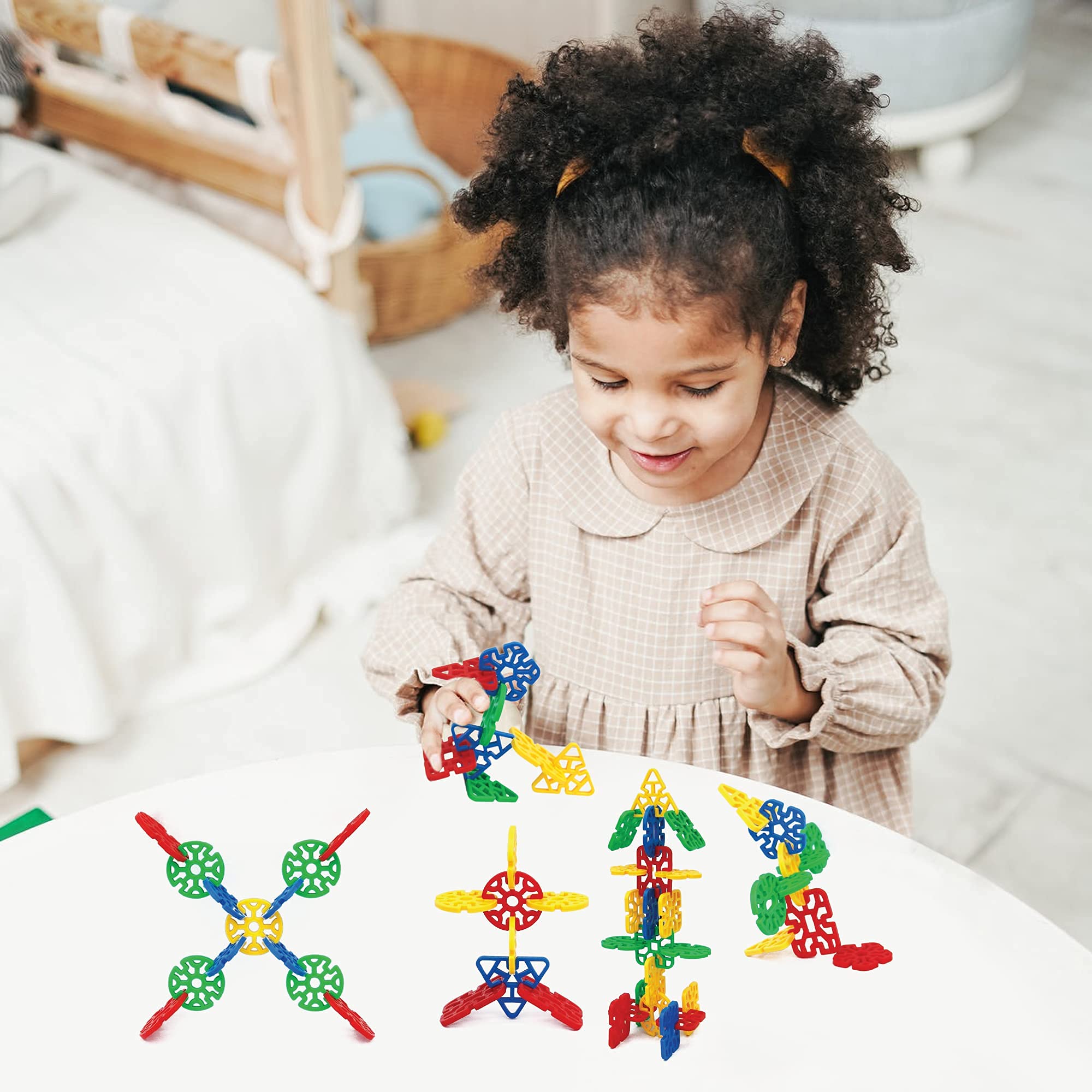 Interlinks Connector STEM Building Toys for Kids Ages 3+ | Creative Interlocking Construction Set for Boys & Girls | Educational Toddler Learning Toys | Perfect for Classroom, Birthday Gifts & Family Playtime