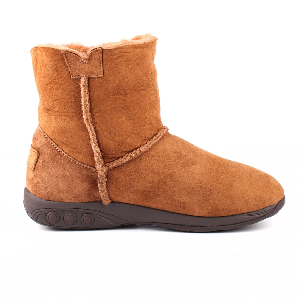 Aubrey Women's Adjustable Sheepskin Winter Boots - Cozy & Comfortable Fur Lined Snow Boots for Cold Weather, Outdoor Walking, and Casual Wear