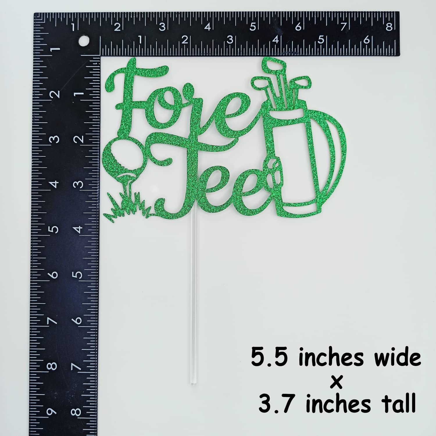 Funny Golf 40th Birthday Cake Topper & Decoration - Golf Theme Party Sign for Golfer Fans - Perfect for 40th Birthday Celebrations & Golf-Themed Parties