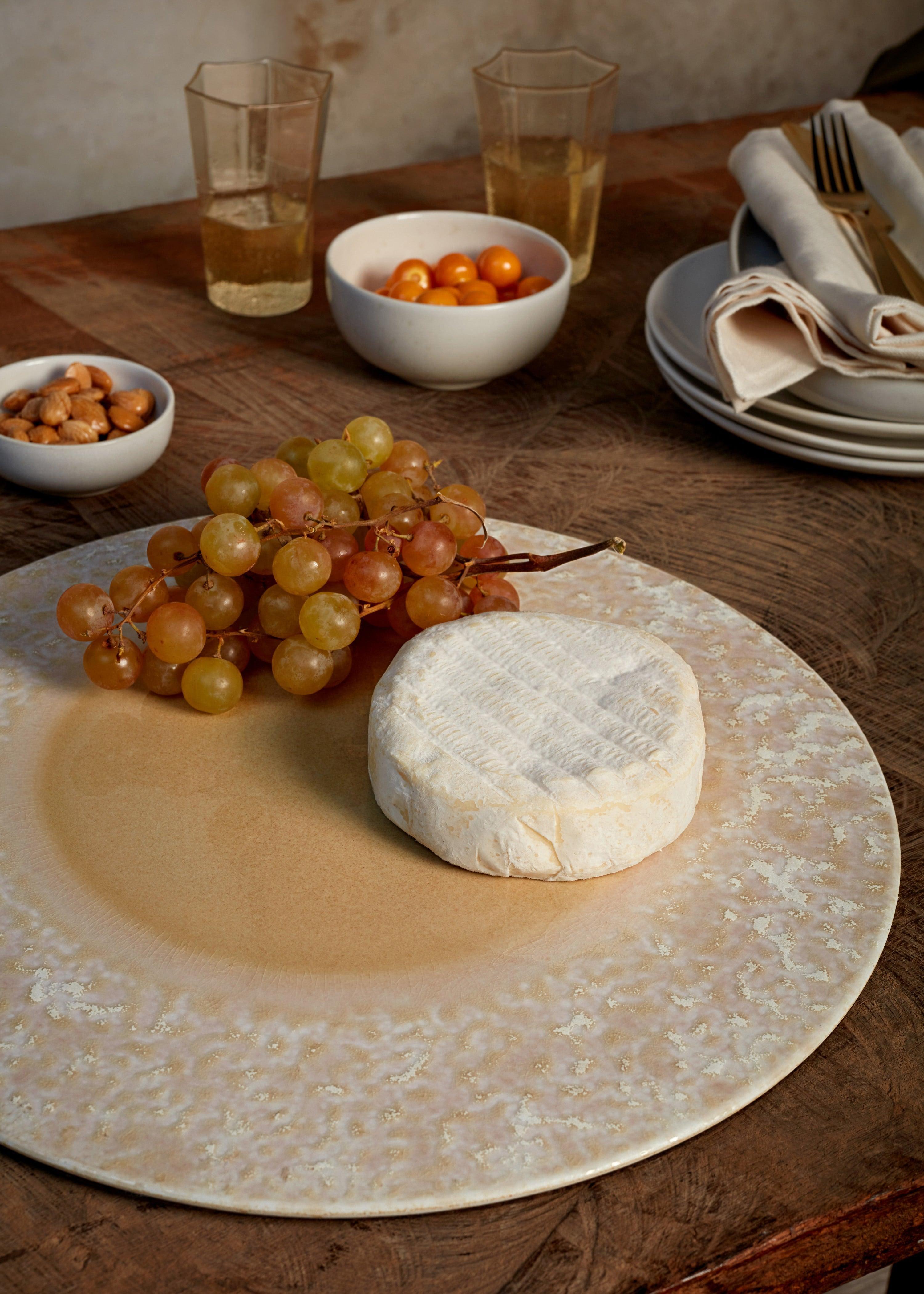 Elegant Terra Platter & Charger in Dusty Rose - Perfect for Wedding, Party, and Home Decor Table Setting