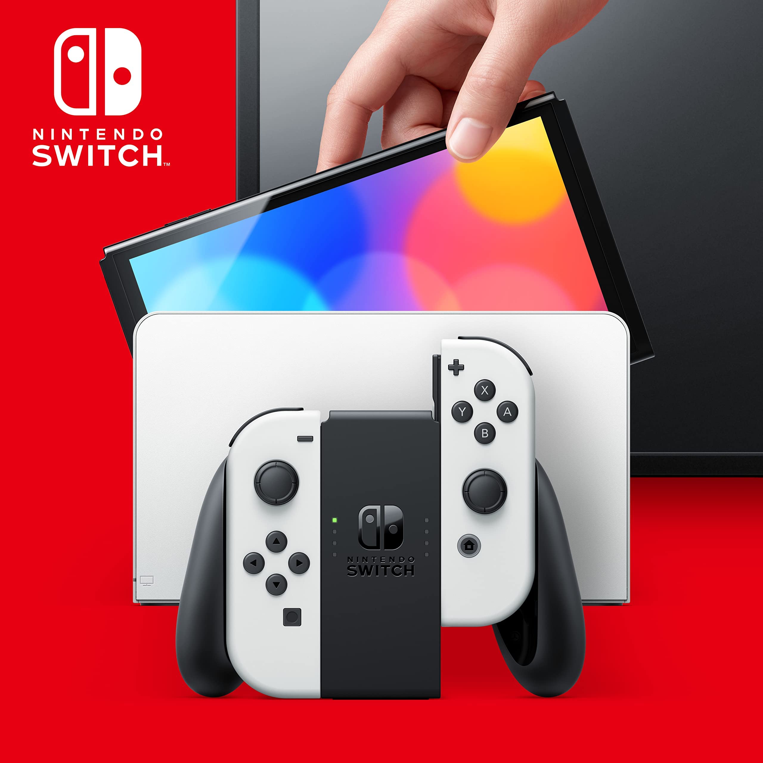 Nintendo Switch OLED Model - White Console with 7