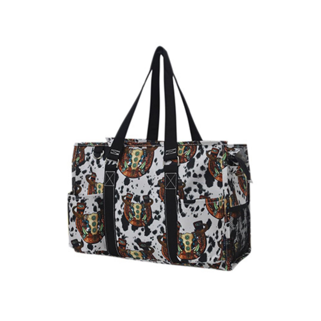 NGIL Waterproof Tote Bag with Top Zipper - Durable Utility Bag for Work, Gym & Travel - Perfect Gift for Women, Nurses & Professionals - Great for Commuting, Shopping & Outdoor Activities