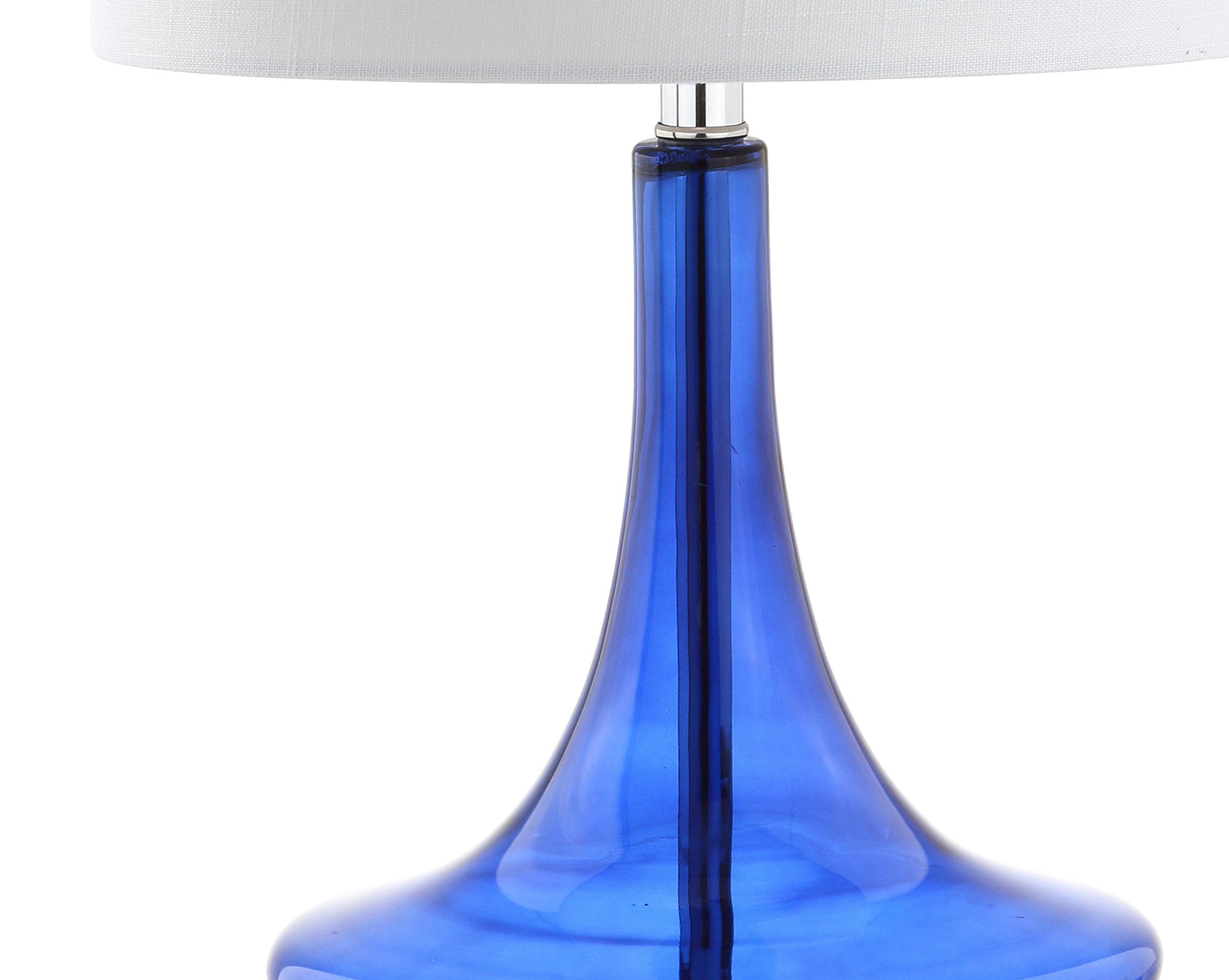 JONATHAN Y JYL1081D-SET2 Set of 2 Modern Glass Teardrop LED Table Lamps - 25.5
