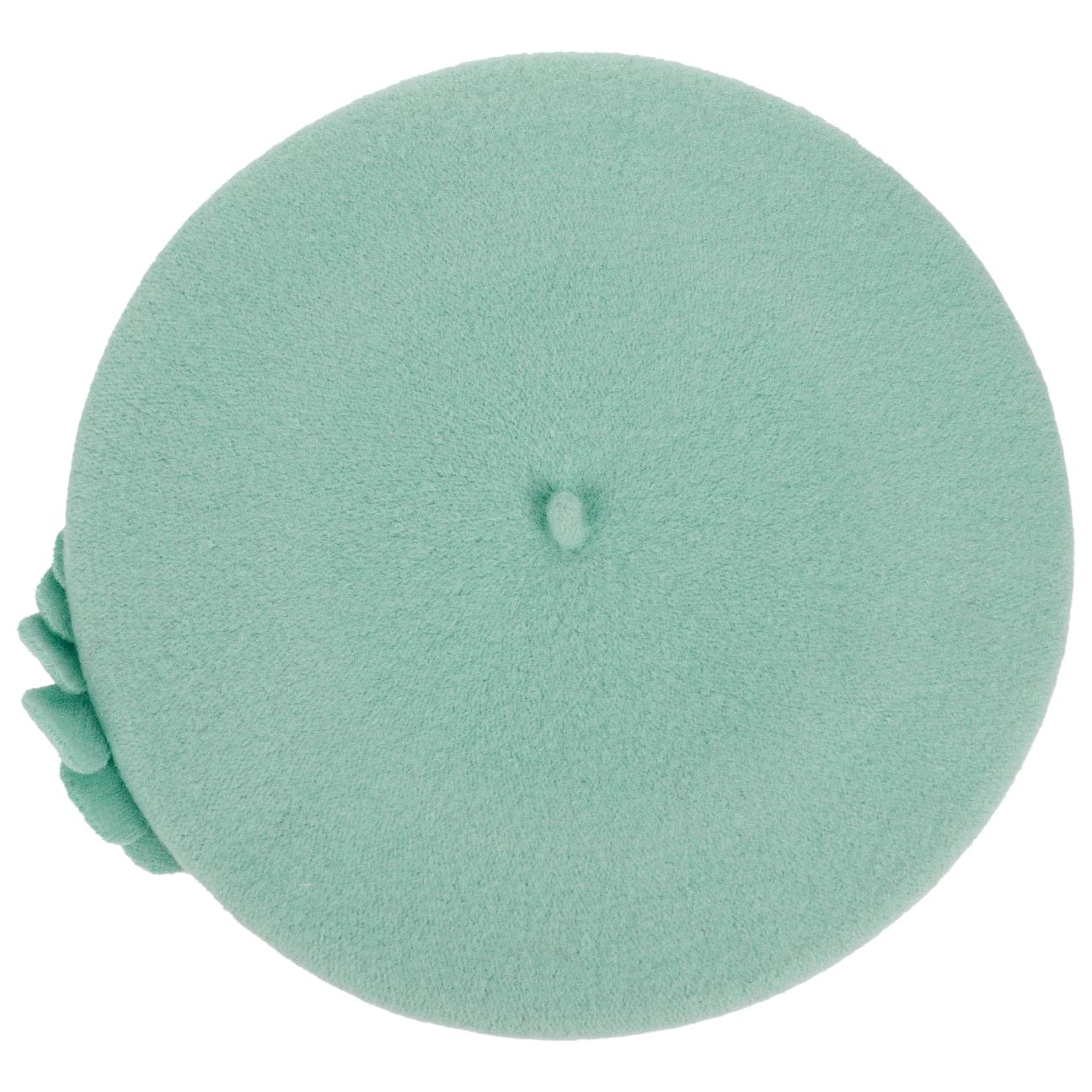 Lierys Agris Flower Wool Basque Beret - Classic French Style Winter Hat for Women, Perfect for Outdoor Activities, Travel & Fashion Accessories