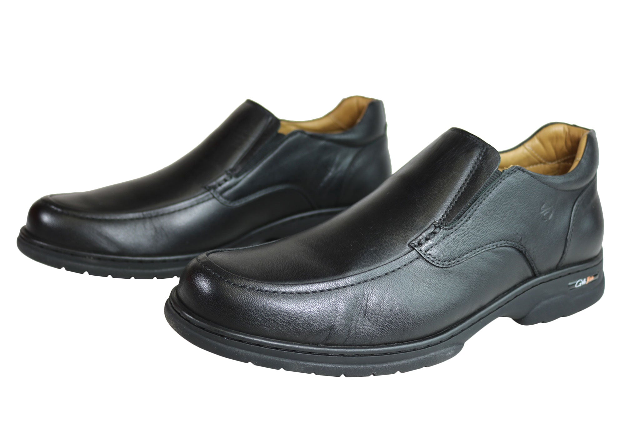 Ferricelli Vinnie Men's Leather Slip-On Comfort Shoes - Handmade in Brazil - Perfect for Casual Wear, Office & Travel