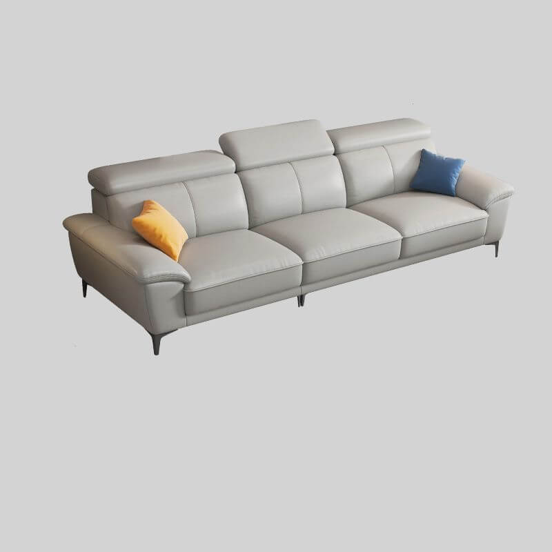 L-Shaped & Straight Sectional Sofa with Chaise Lounge - Right-Hand Facing Modern Living Room Furniture for Small Spaces & Home Theater Seating