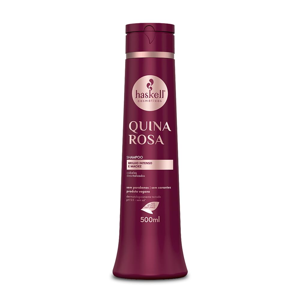 Haskell Quina Rosa Home Care Kit with Leave-In Conditioner | Natural Hair Treatment for Dry & Damaged Hair | Perfect for Daily Use, Salon-Style Treatment at Home