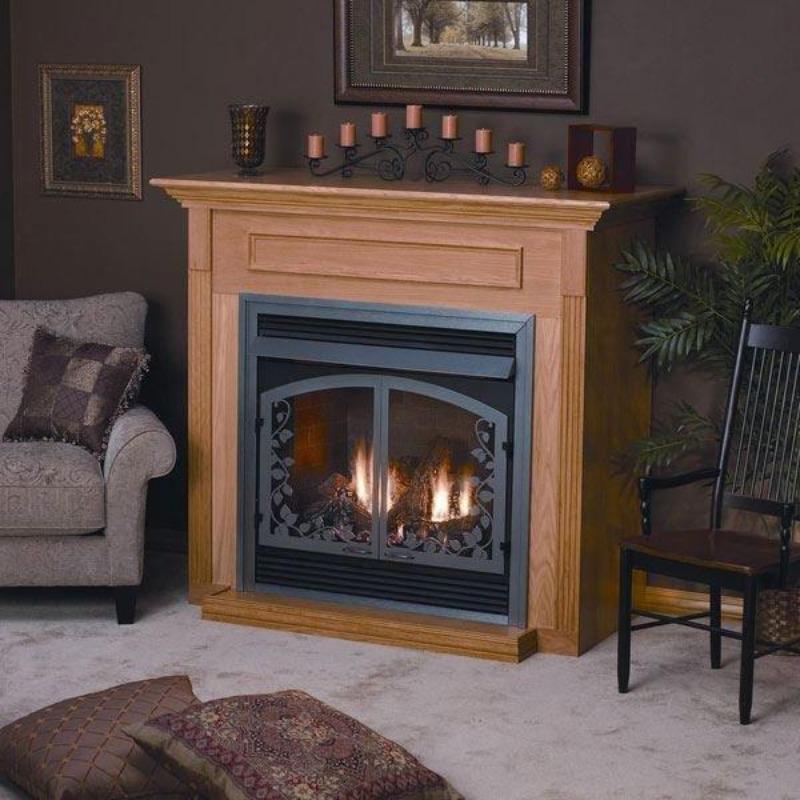 Premium Empire Cabinet Mantels for Vail Gas Fireplaces - Elegant Fireplace Surrounds for Cozy Living Rooms & Luxury Homes