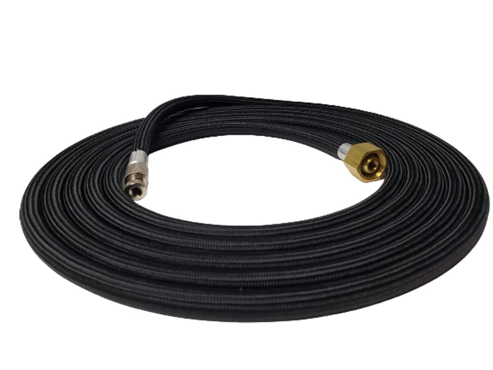 Badger Air-Brush Co 10-Ft Braided Air Hose for Professional Painting & DIY Art Projects - Ideal for Airbrushing, Model Painting, Cake Decorating & Automotive Detailing