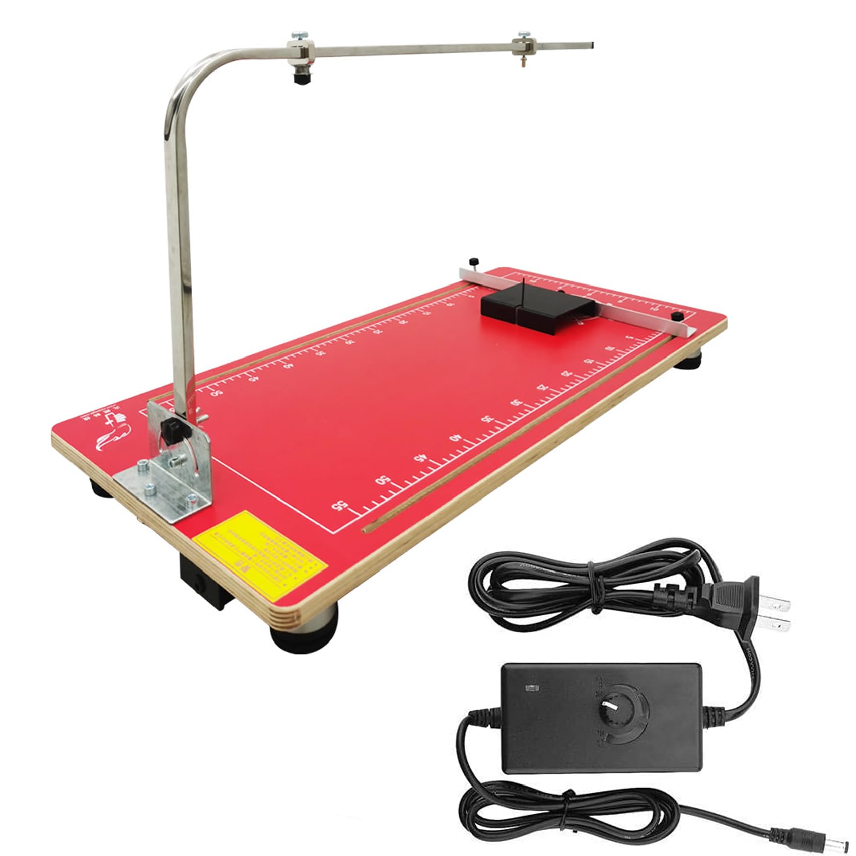 TECHTONGDA 110V Hot Wire Foam Cutter Machine - Adjustable Temperature Tabletop Styrofoam Cutting Tool for DIY Craft, Sponge, Pearl Cotton & KT Board - Perfect for Model Making, Packaging, and Art Projects