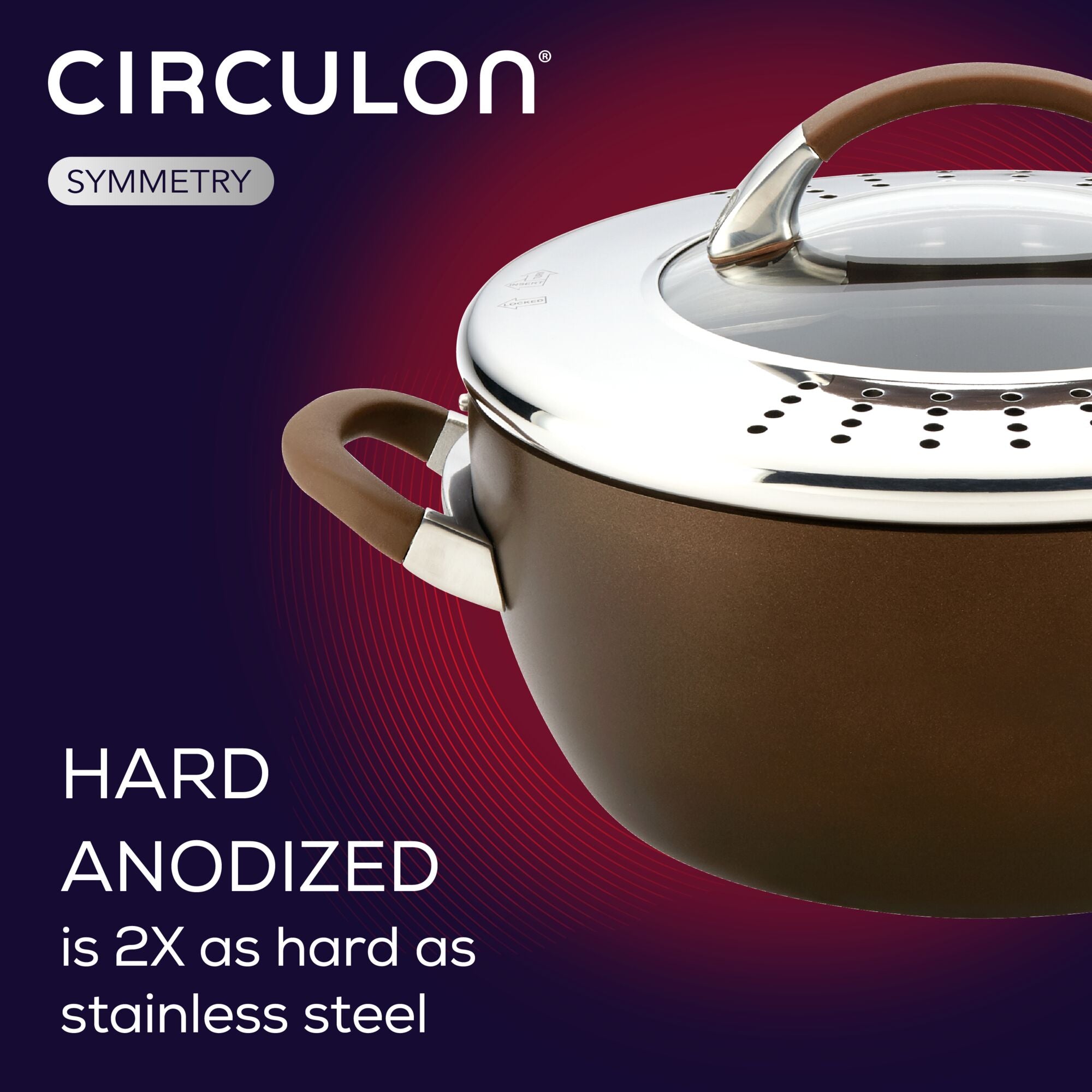 4-Piece Hard Anodized Nonstick Cookware Set - Durable & Scratch-Resistant Pots and Pans for Induction, Gas & Electric Stoves - Perfect for Frying, Sautéing & Everyday Cooking