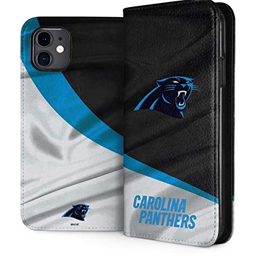 Official NFL Carolina Panthers iPhone 11 Phone Case - Durable Protective Folio Cover with Custom Design | Perfect for Football Fans, Game Days & Panthers Supporters