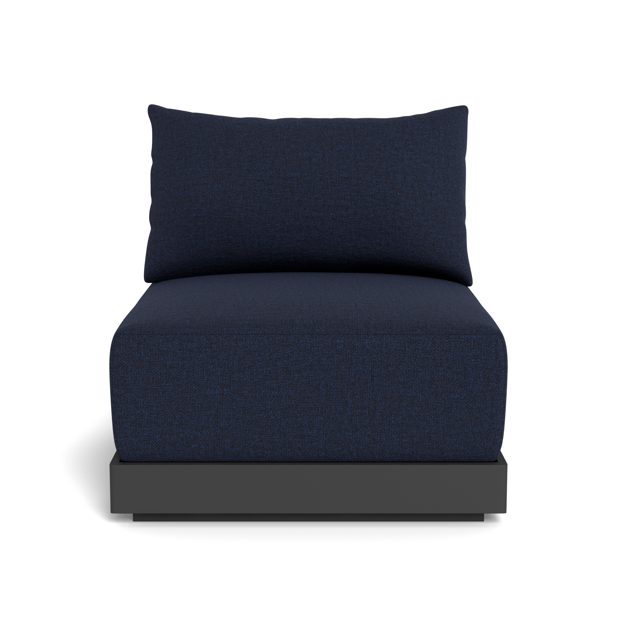 Antigua Armless Single Sofa - Modern Accent Chair for Living Room, Bedroom, or Office - Perfect for Small Spaces and Relaxation