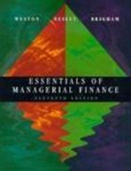 Essentials of Managerial Finance Textbook - Dryden Press Finance Series | Corporate Financial Management Guide for MBA Students & Business Professionals