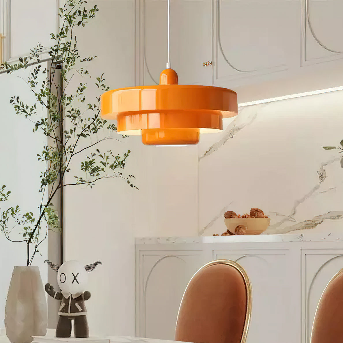 Macaron Cake Pendant Light - Elegant French Dessert Inspired Hanging Lamp for Kitchen, Dining Room, and Bedroom Decor