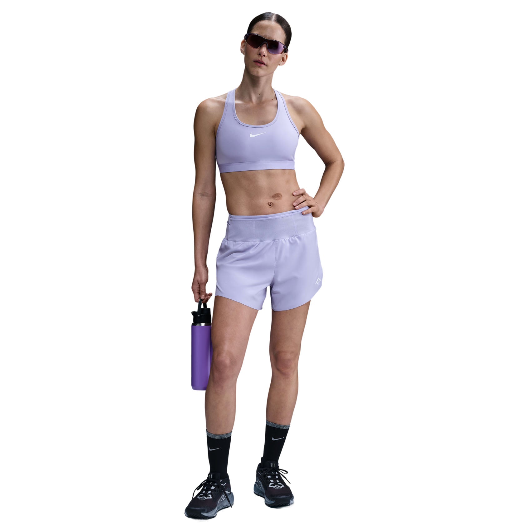 Women's Nike Trail Dri-FIT Lined Running Shorts - Moisture-Wicking Quick-Dry Workout Shorts for Hiking, Jogging & Gym Training