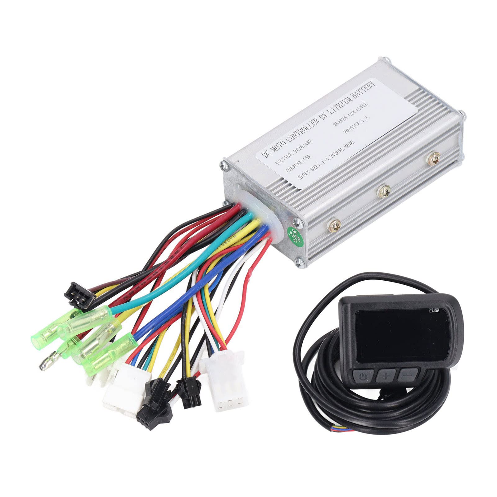 Brushless Motor Controller Kit - ABS & Aluminum Alloy E-Bike Motor Controller with LCD Display for Electric Bicycle Conversion & DIY Projects - Perfect for Commuting, Off-Road & Urban Riding