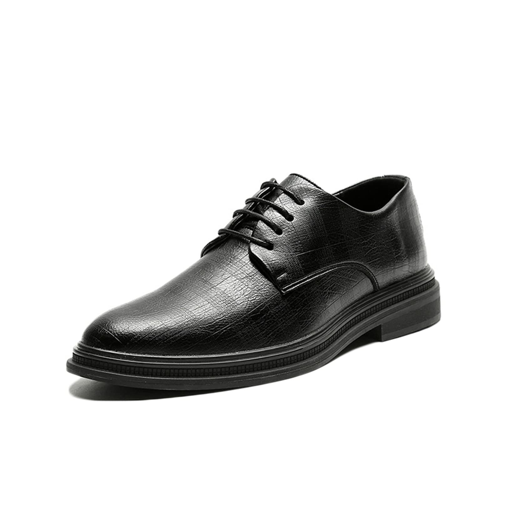 Men's Formal Oxford Dress Shoes - Classic Leather Lace-Up Business Shoes for Wedding, Evening Party & Office Wear - Comfortable & Stylish for Spring & Special Occasions