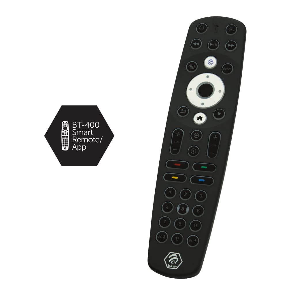 BuzzTV HD5 Android TV Box 4K Streaming Media Player - 4GB RAM 32GB Storage, Quad-Core Processor, Dual-Band WiFi, Bluetooth 5.0 | Perfect for Netflix, Hulu, Disney+ & Home Entertainment System
