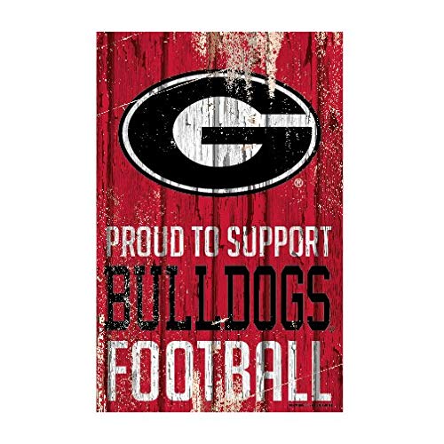 Wincraft NCAA Georgia Bulldogs Fan Gear - Team Logo Wall Art, Home Decor for Game Day & Sports Enthusiasts - Perfect for Living Room, Man Cave & Tailgating Parties