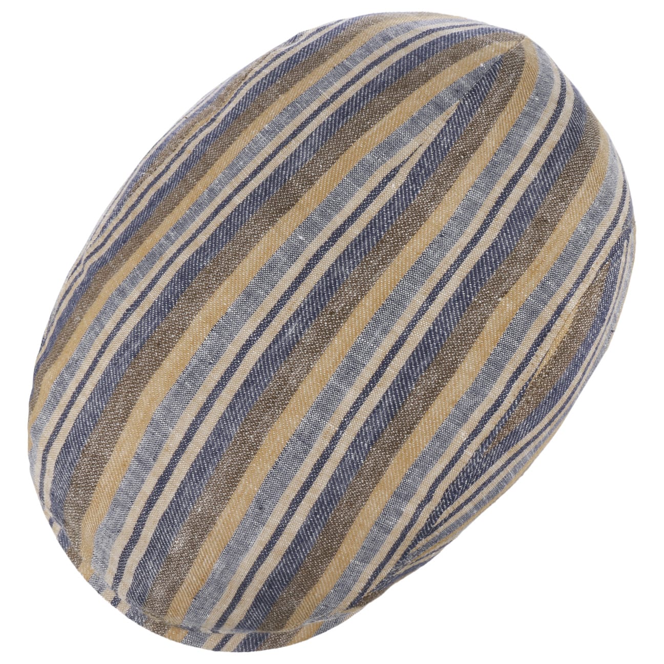 Stetson Sacota Driver Linen Flat Cap - Classic Men's Summer Hat for Golf, Driving & Outdoor Activities